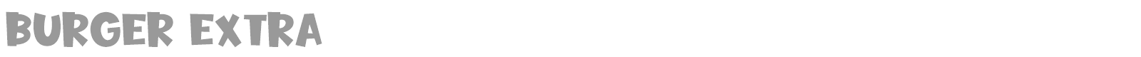 Burger Extra font preview